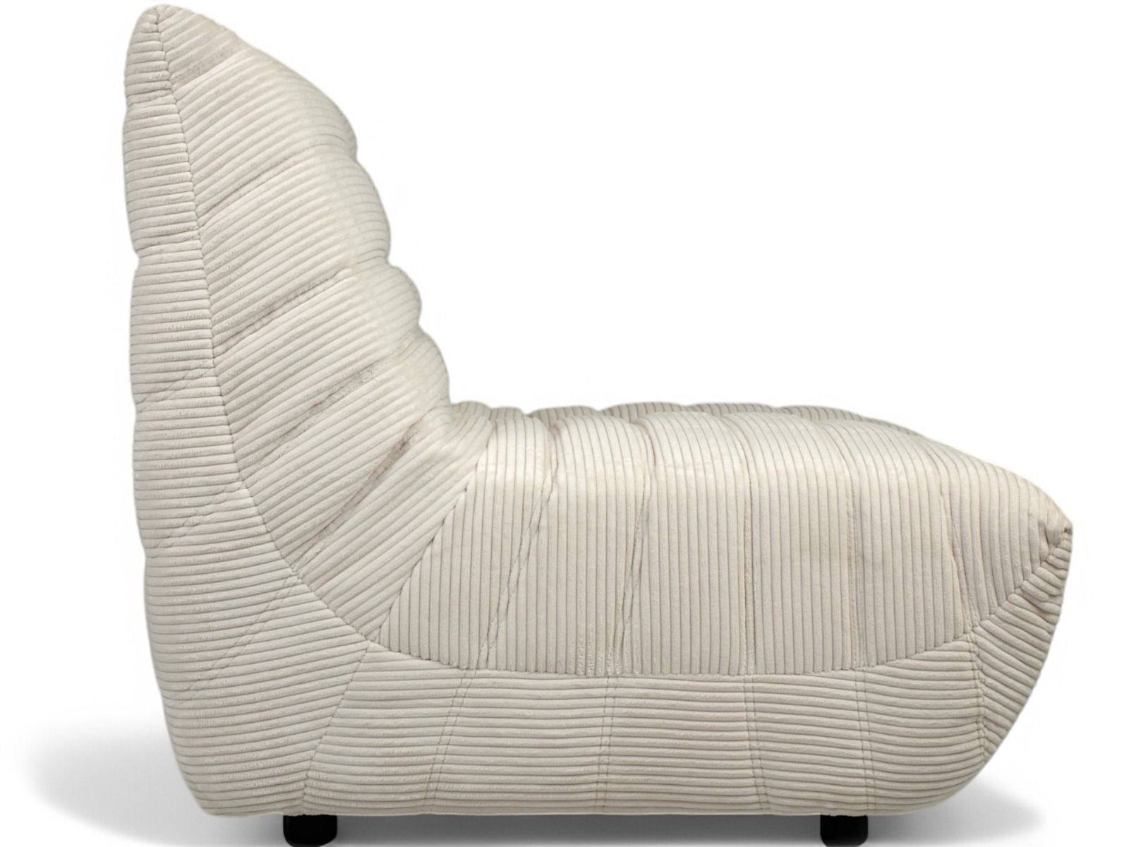 Bono sohva 3-ist vakosametti, valkoinen