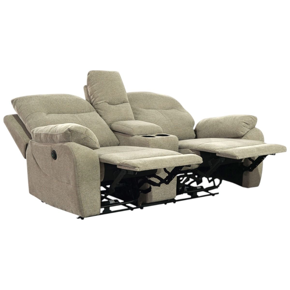 Boston kotiteatterisohva beige sähkömekanismeilla