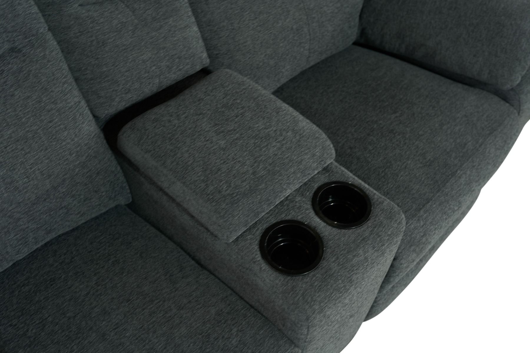 Boston kotiteatterisohva tummanharmaa sähkömekanismeilla