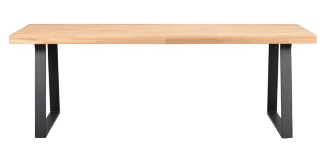 Rowico Brooklyn Ruokapöytä 220x95cm, tammi/musta