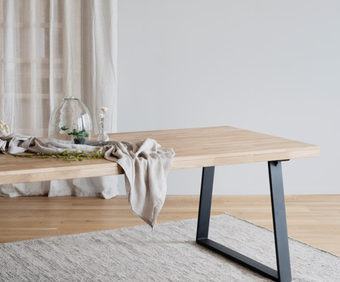 Rowico Brooklyn Ruokapöytä 220x95cm, tammi/musta