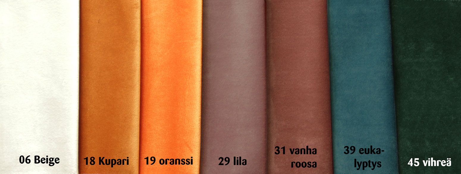 Amelie samettisohva divaanilla, Kupari