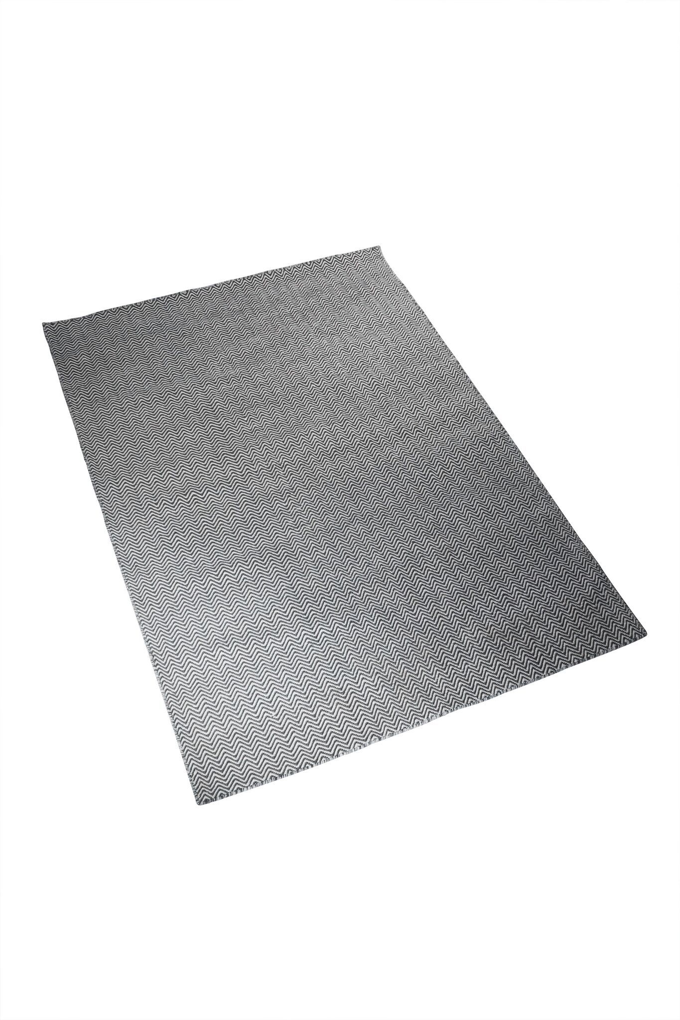 Bullo - kierrätysmatto, harmaa/valkoinen