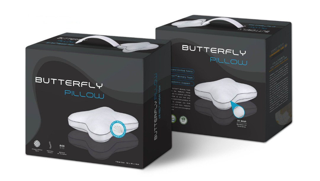 Butterfly muotoiltu tyyny