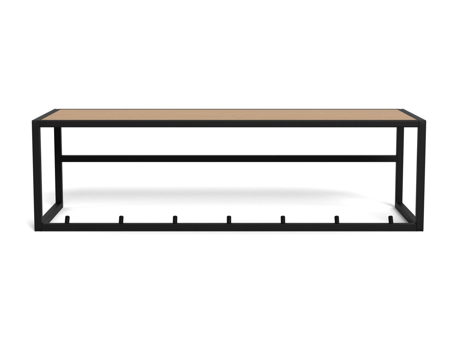 Seaford seinänaulakko tammi-musta 77 cm