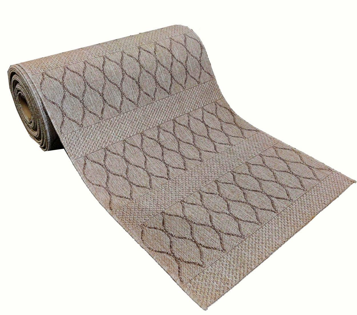 Marokko käytävämatto 80 cm pellava