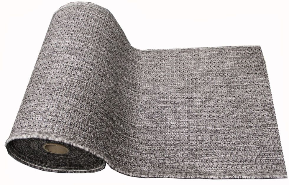 Cairo käytävämatto 120 cm, harmaa