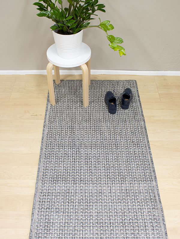 Cairo käytävämatto 100cm, hopea