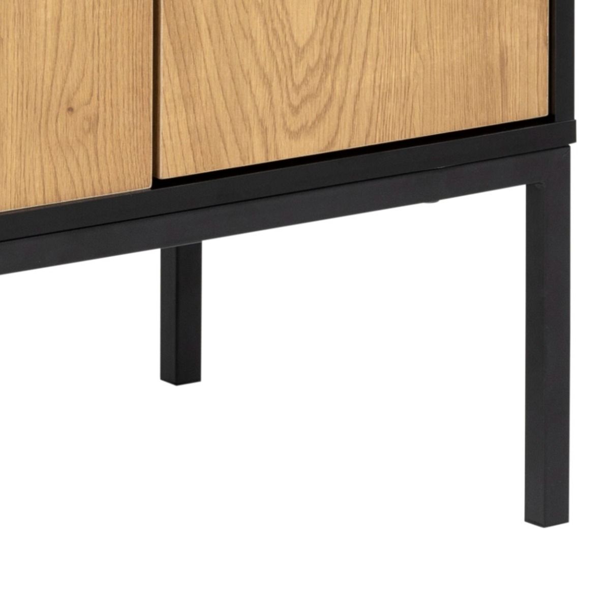 Seaford lipasto 1 tammi-musta 80x40x103 cm