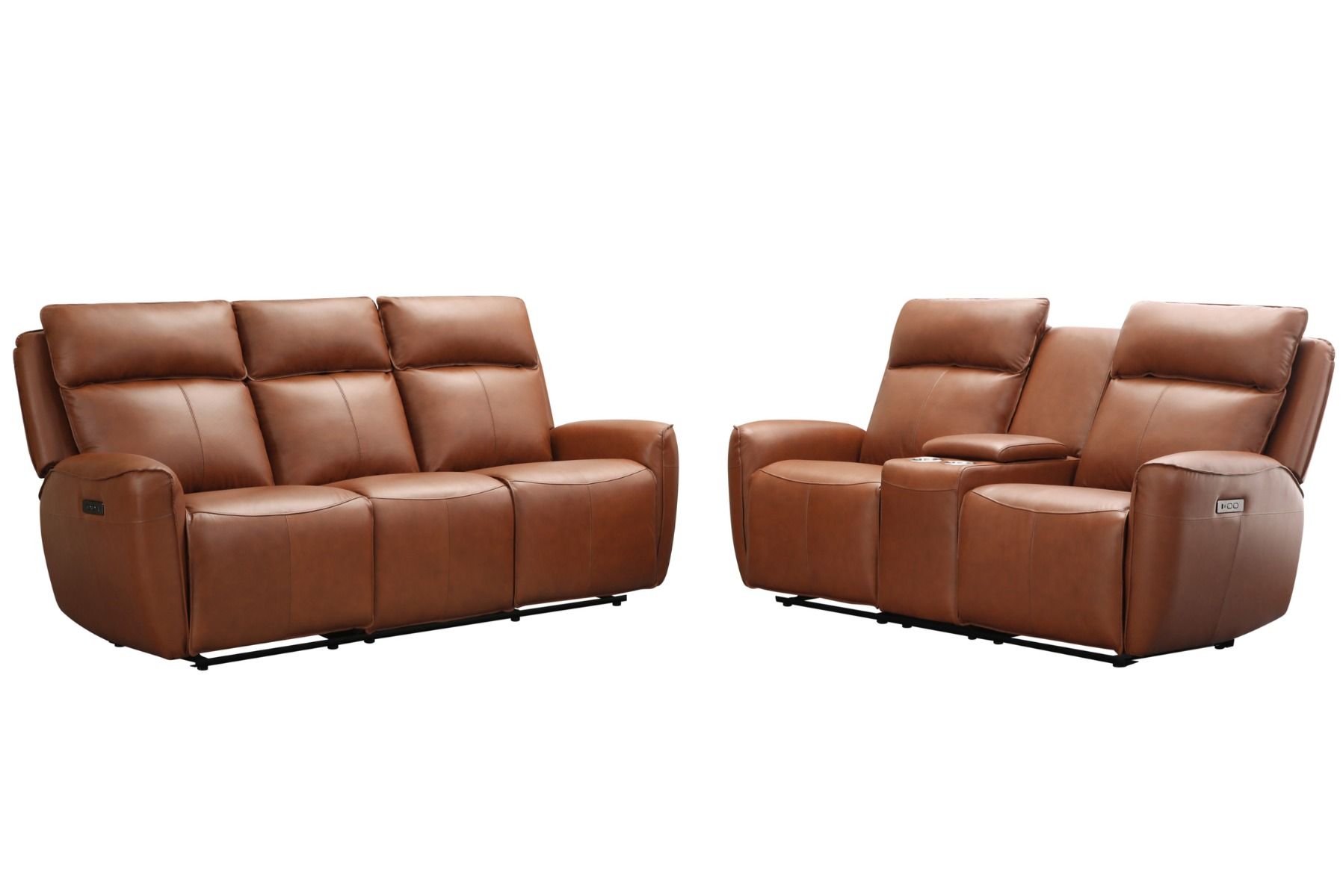 Champion 3+2 sohvakalusto mekanismeilla, ruskea nahka