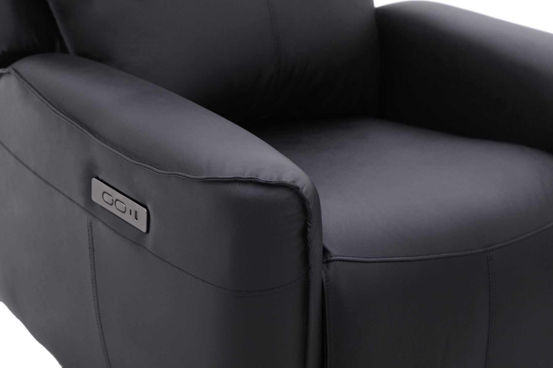 Champion 3+1+1 sohvakalusto mekanismeilla, musta nahka