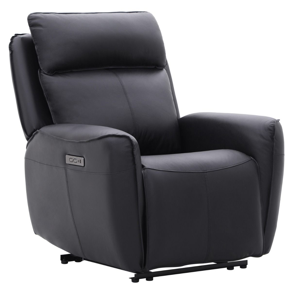 Champion 3+1+1 sohvakalusto mekanismeilla, musta nahka