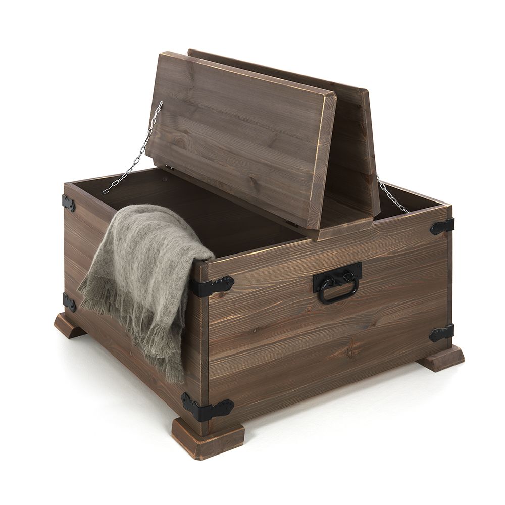 Ruskea Linnea arkkupöytä, eri kokoja