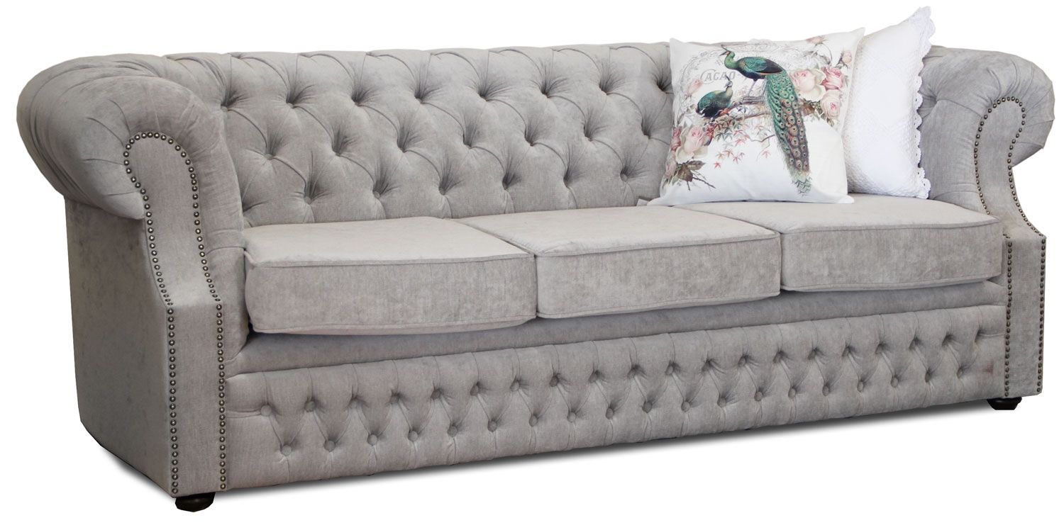 Chesterfield 3-istuttava sohva, eri värejä