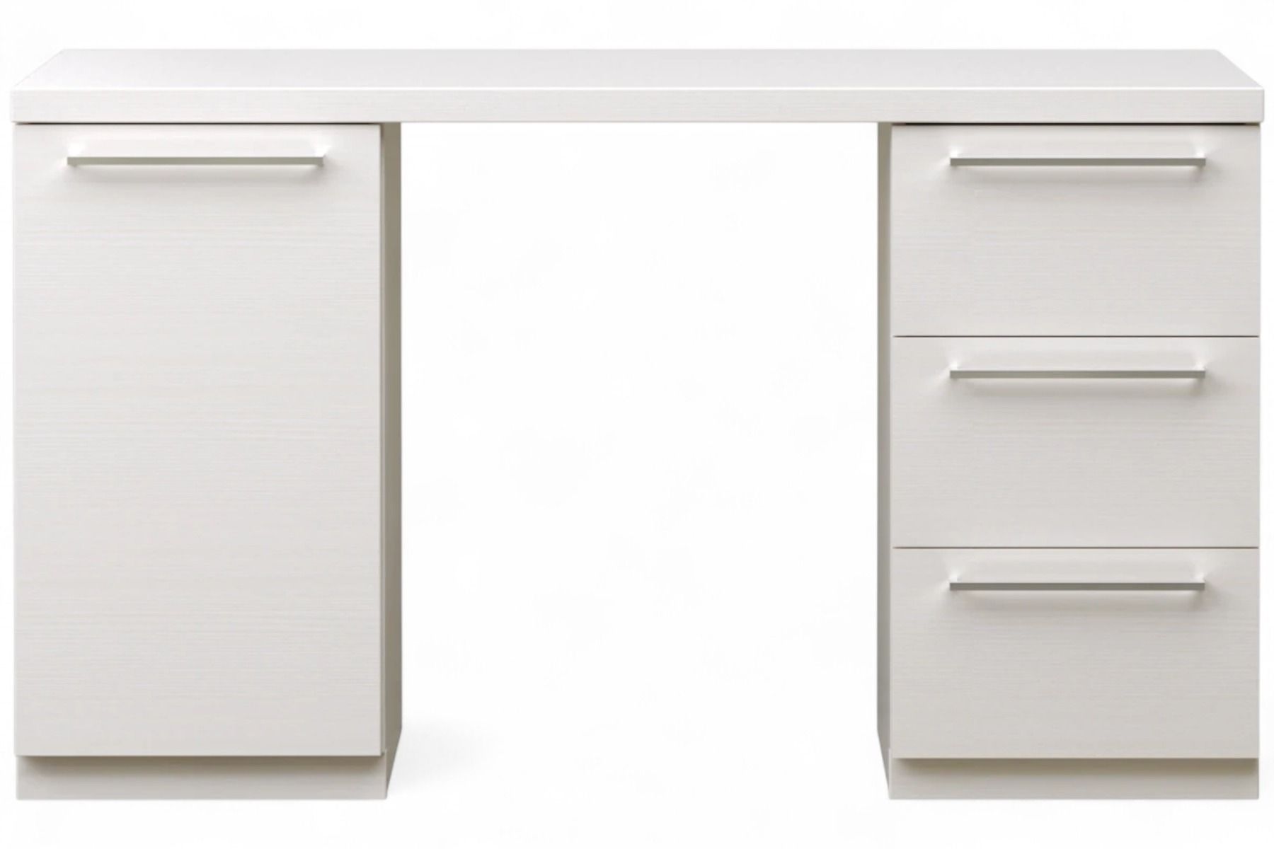 Stella koulupöytä valkoinen laatikoilla ja kaapilla