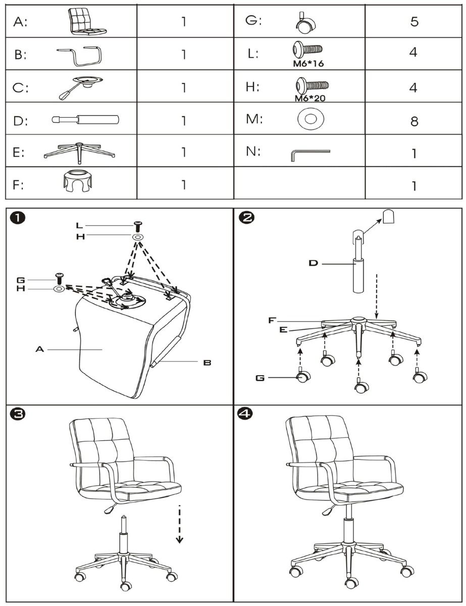 Classic työtuoli, harmaa