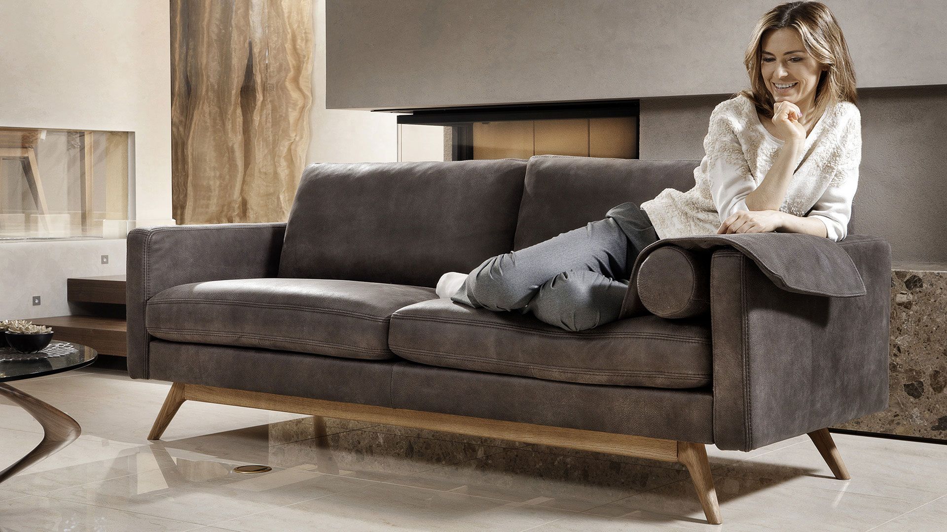 BD Möbel Clint sohva 2,5-ist, eri vaihtoehtoja