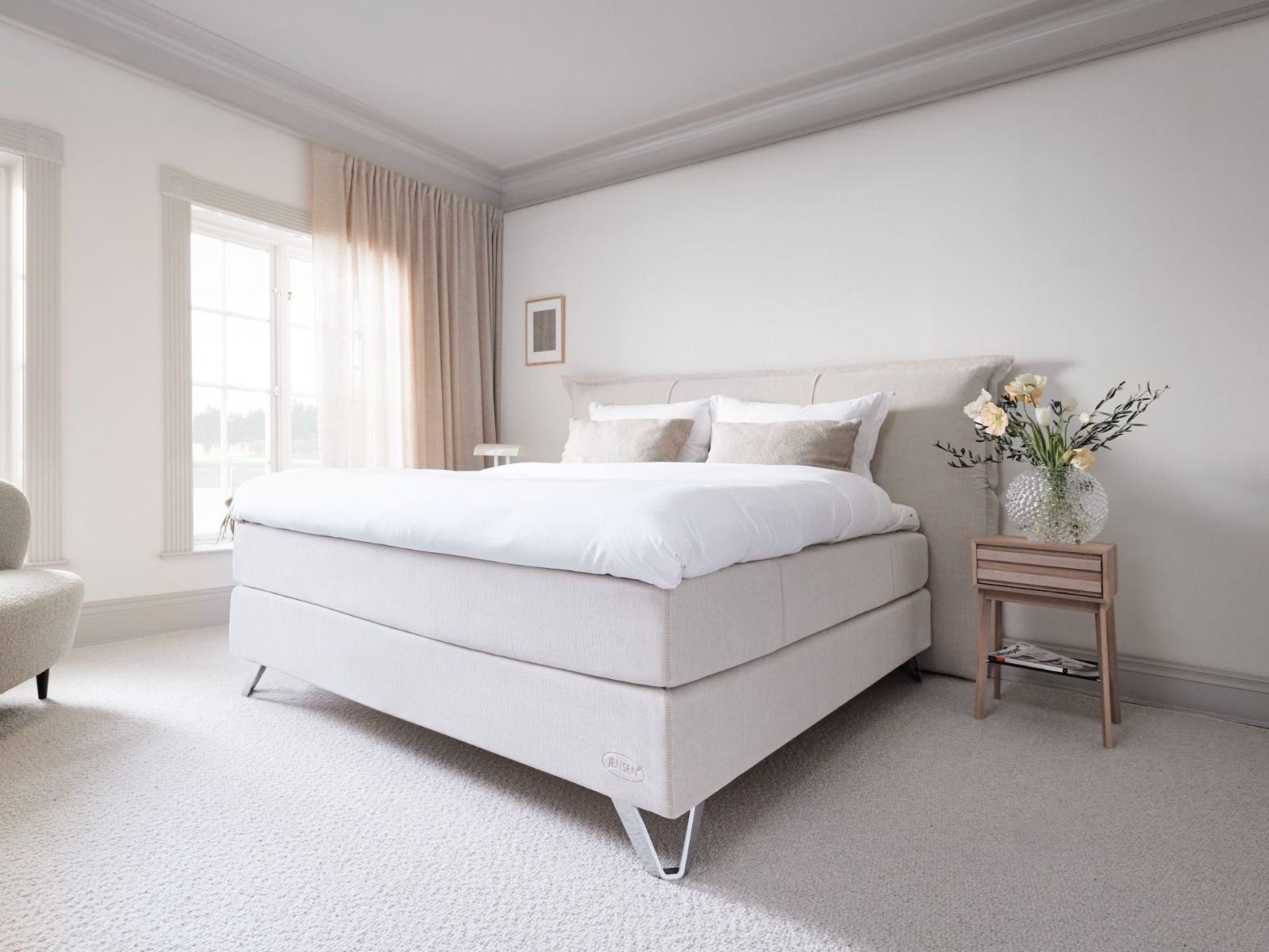 Jensen Cloud sängynpääty, eri kokoja 