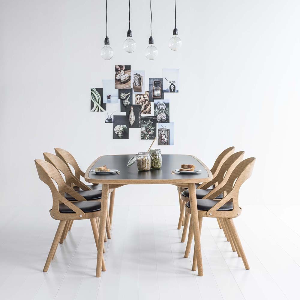 Hans K Colibri ruokailutuoli, tammi