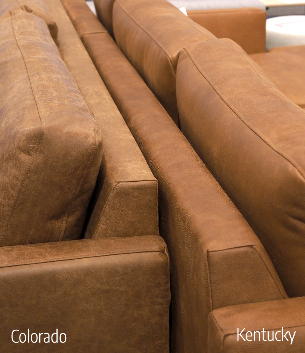 Nordic Copenhagen XL 3-ist nahkasohva 216cm, konjakki