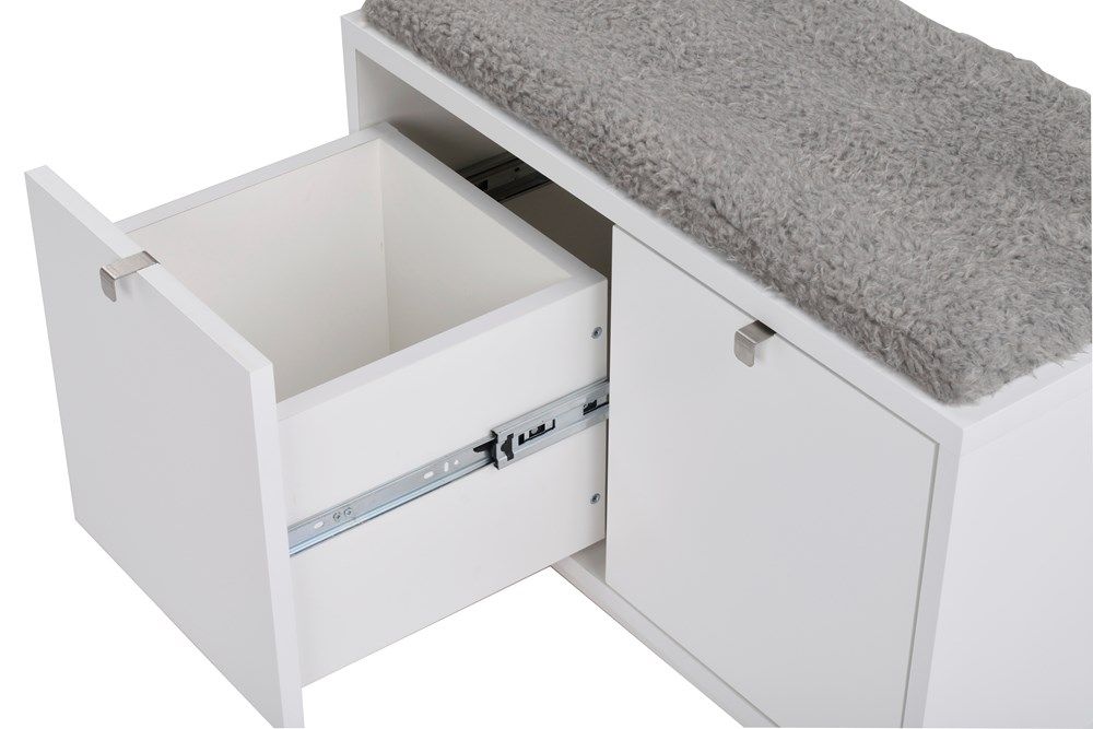 Rowico Confetti-istuinpenkki 2, valkoinen/talja