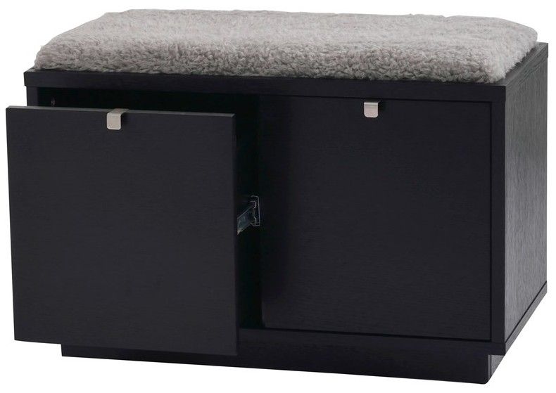 Rowico Confetti istuinpenkki 2, musta/ talja