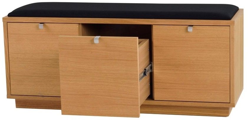 Rowico Confetti-istuinpenkki 3, tammi/musta kangas