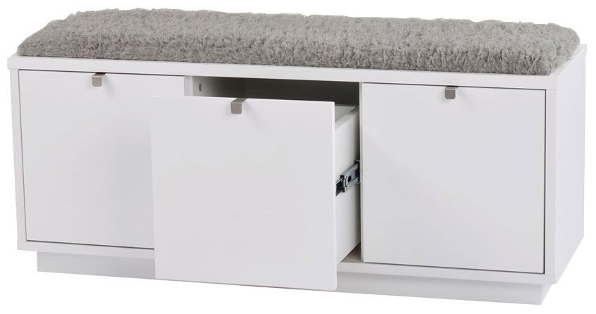 Rowico Confetti istuinpenkki 3, valkoinen/talja