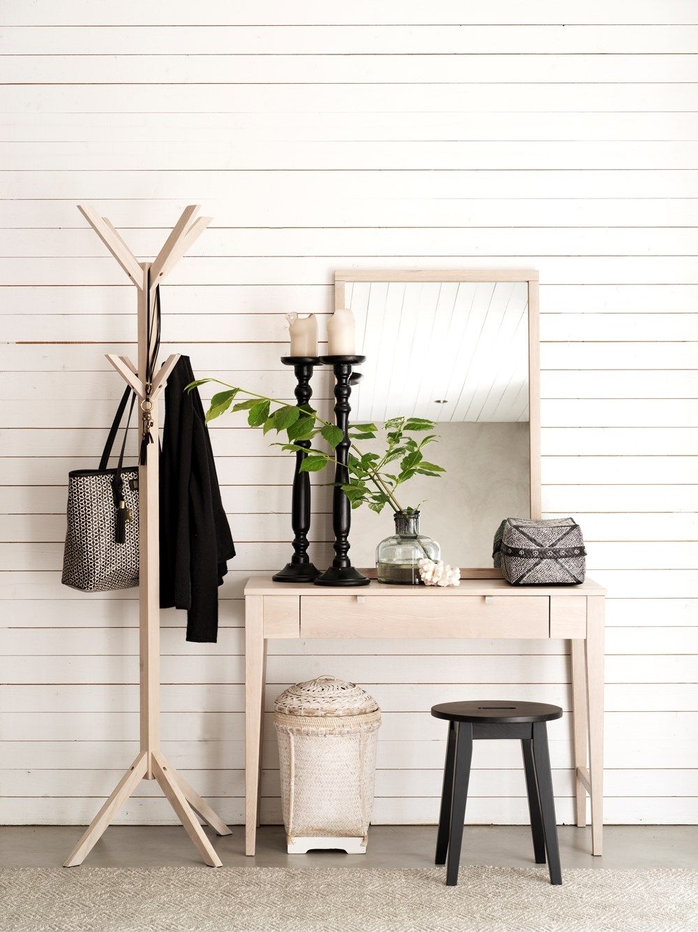 Rowico Confetti-pystynaulakko, valkopesty tammi