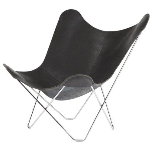 Cuero Lepakkotuoli Pampa Mariposa, Musta