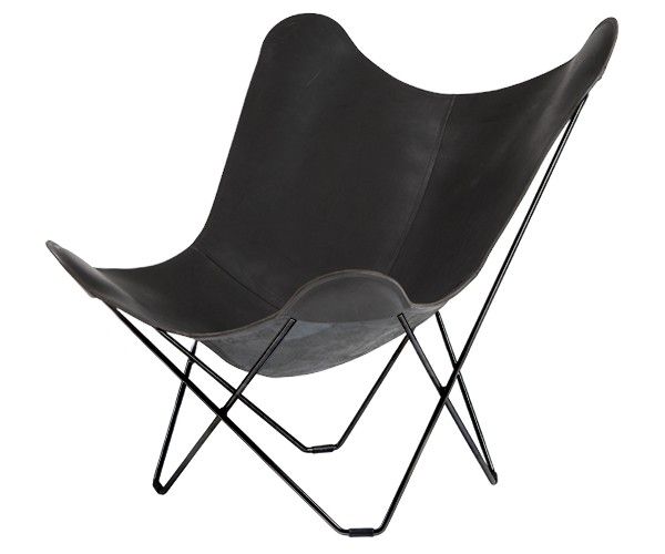 Cuero Lepakkotuoli Pampa Mariposa, Musta