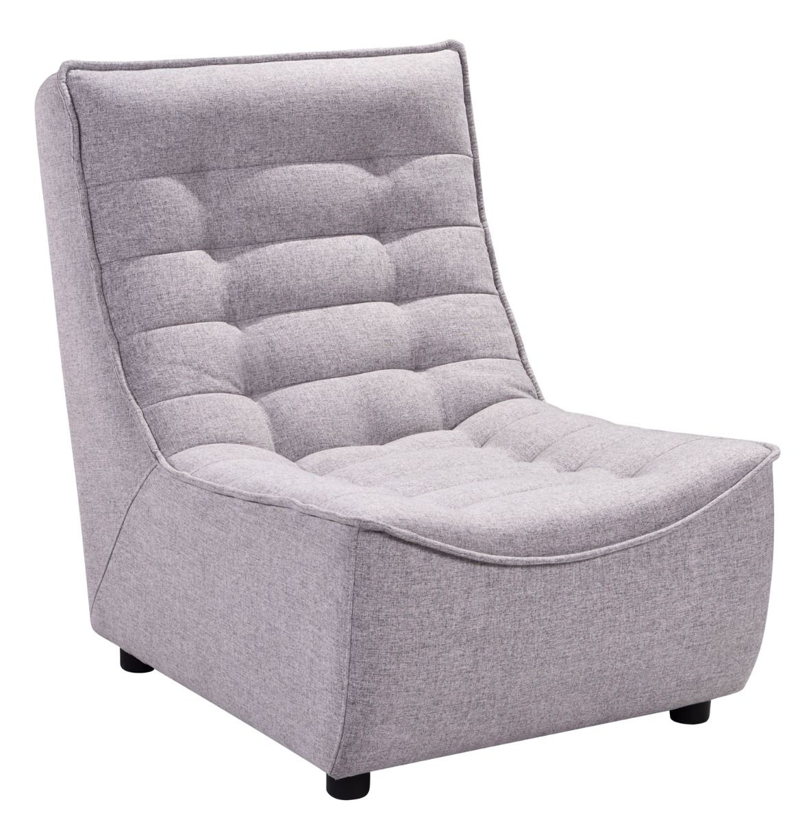 Daytona pieni kaareva sohva, vaaleanharmaa