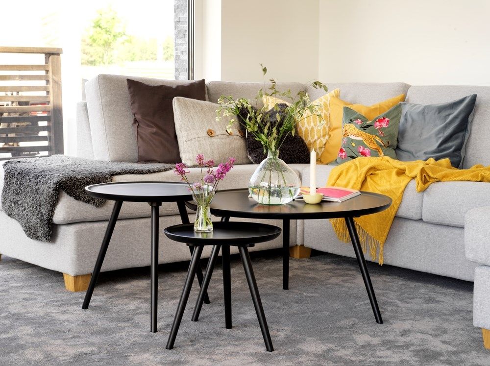 Rowico Daisy sohvapöytä 55cm musta