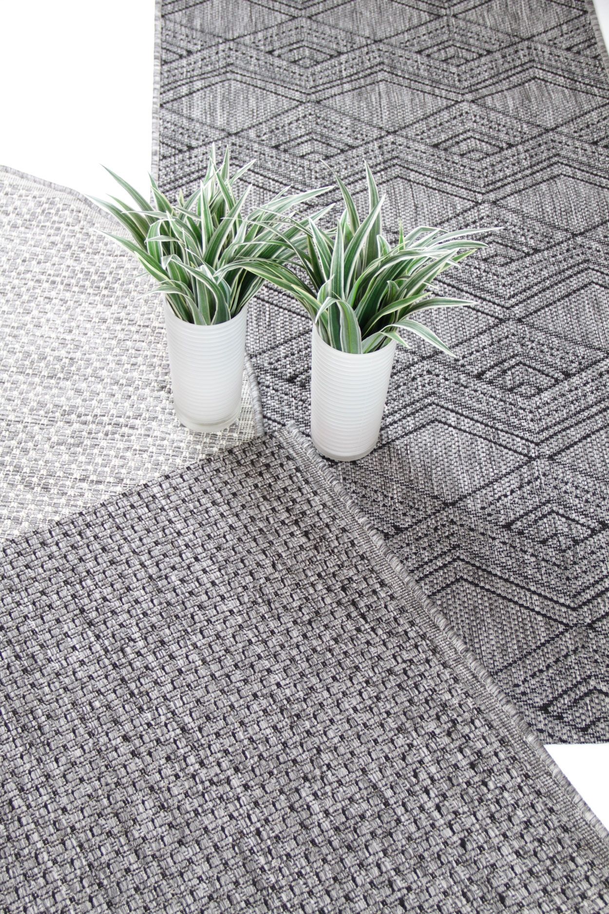 Cairo matto harmaa, eri kokoja