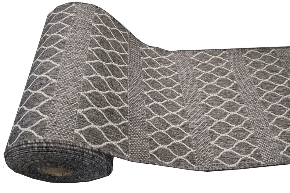 Marokko käytävämatto 80cm lev, harmaa