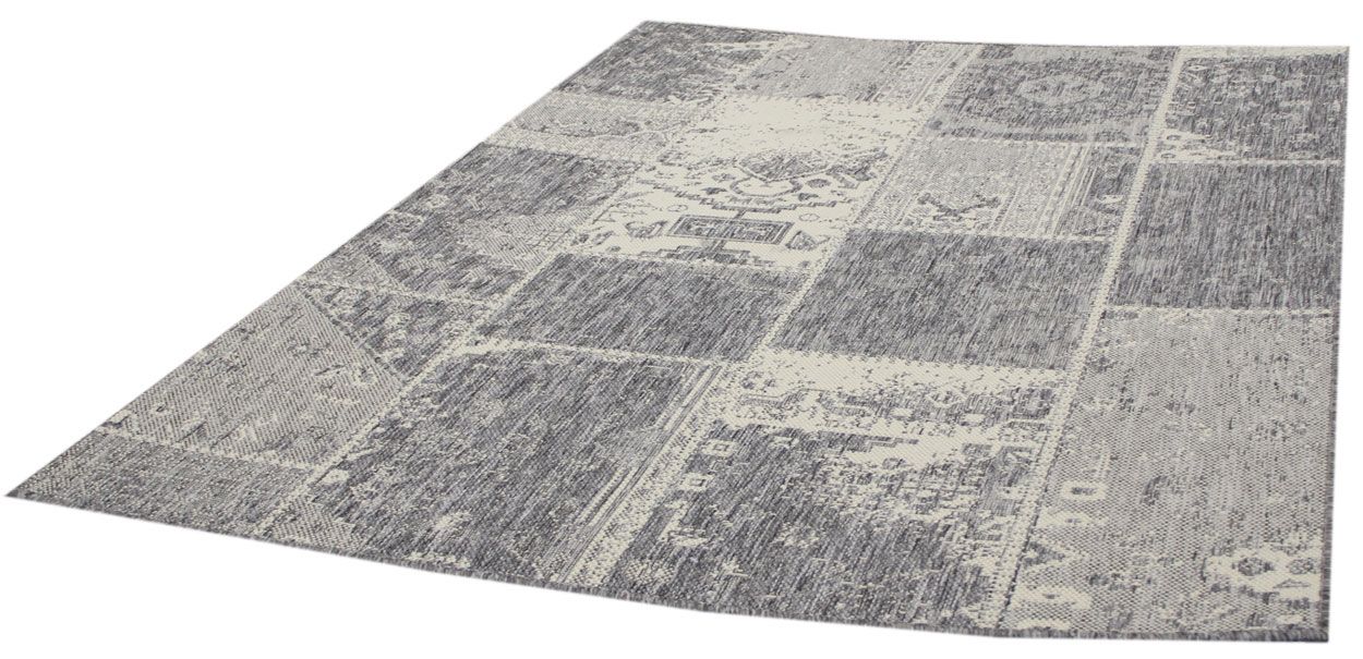 Dawn Patchwork (Lapland) matto siniharmaa, eri kokoja