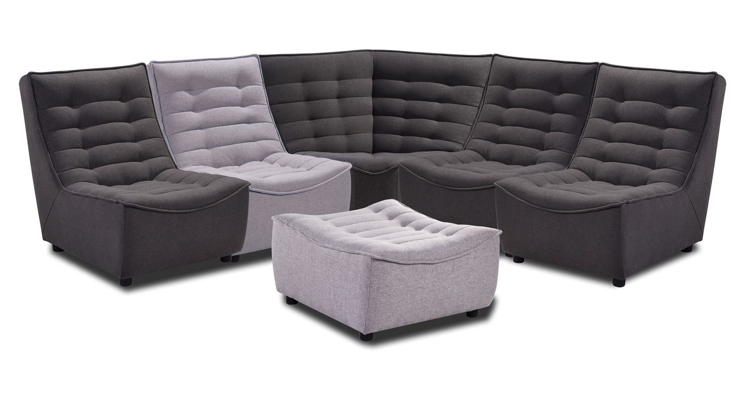 Daytona kulmapala moduulisohvaan, tummanharmaa