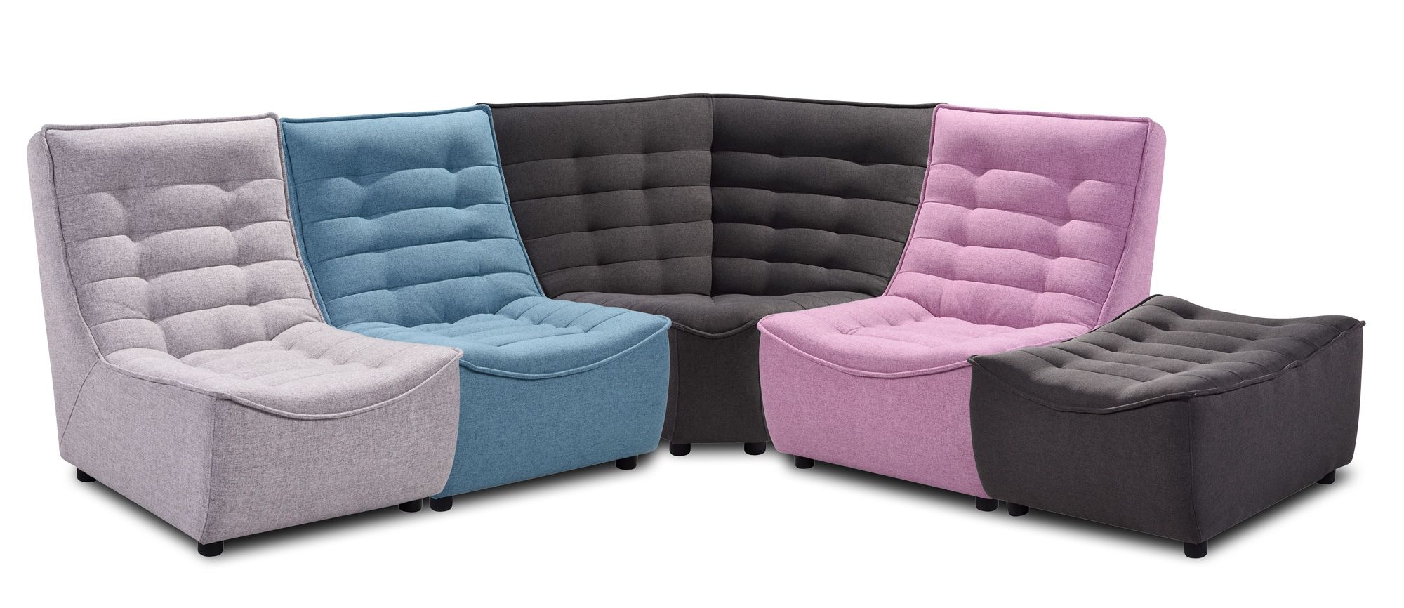 Daytona kulmapala moduulisohvaan, tummanharmaa