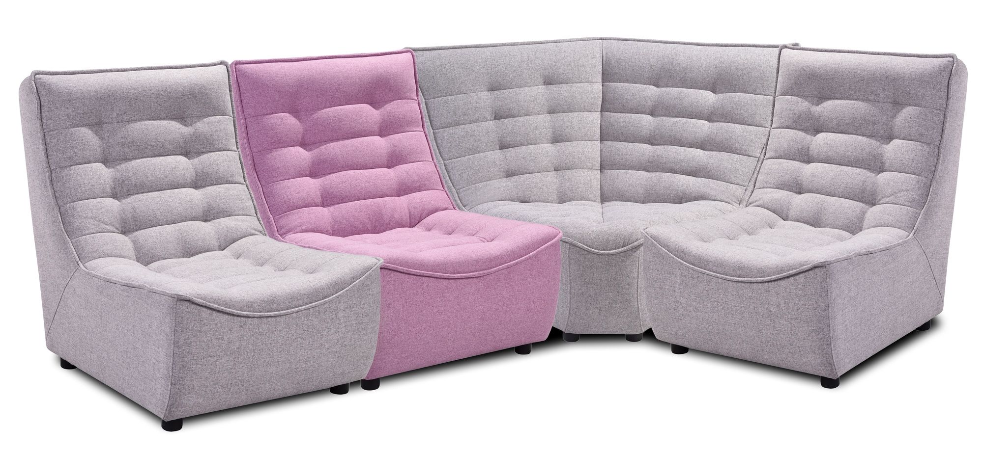 Daytona kulmapala moduulisohvaan, tummanharmaa