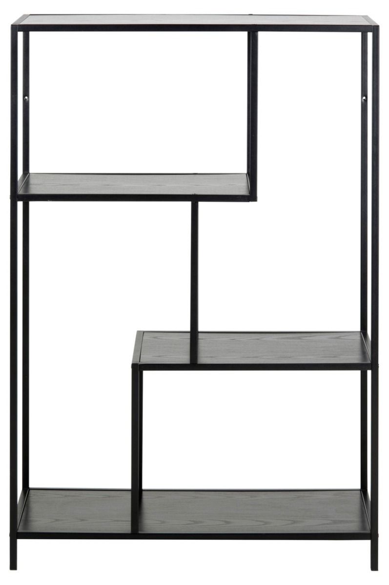 Seaford avohylly 3 musta 77x35x114 cm
