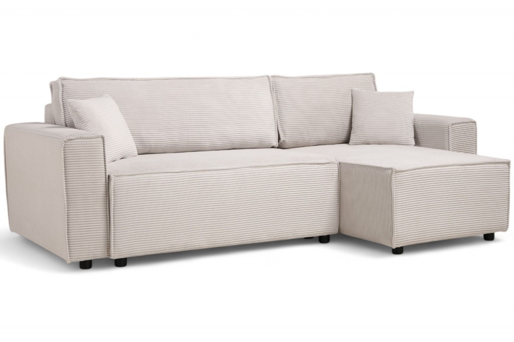 Divaanisohva Deco valkoinen vuodemekanismeilla