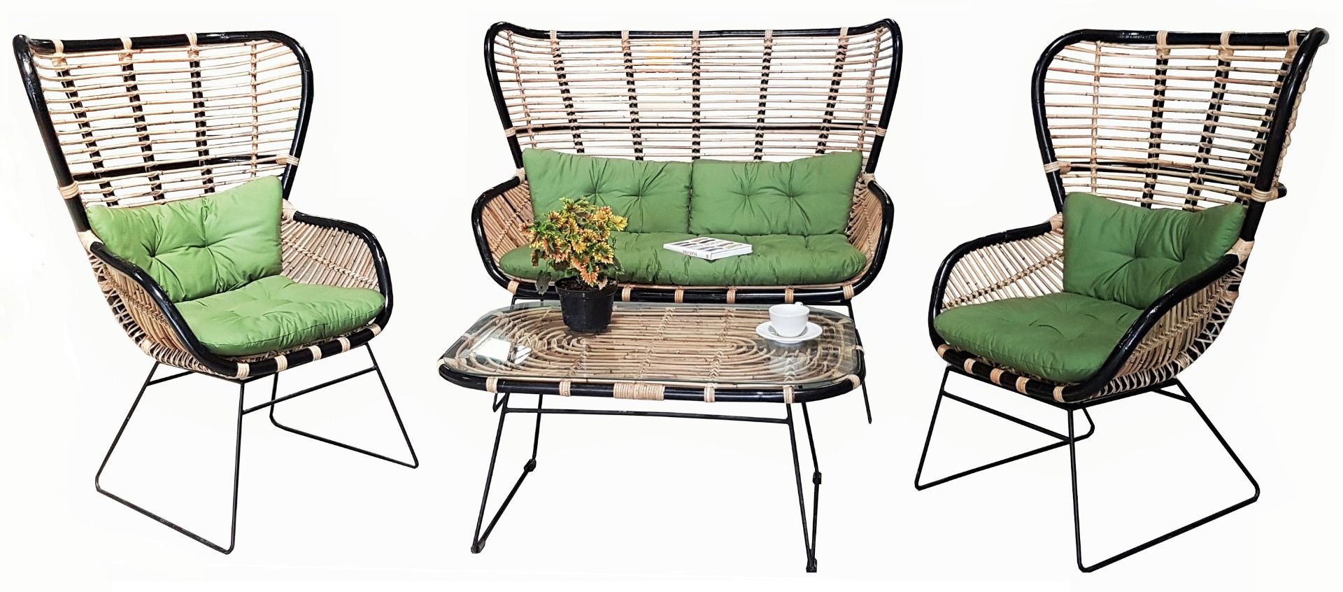 Deko sohvakalusto, rottinki