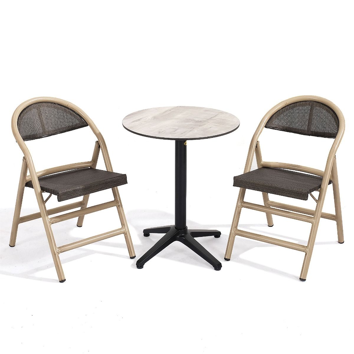 Marbella kahvilasetti ulkokäyttöön