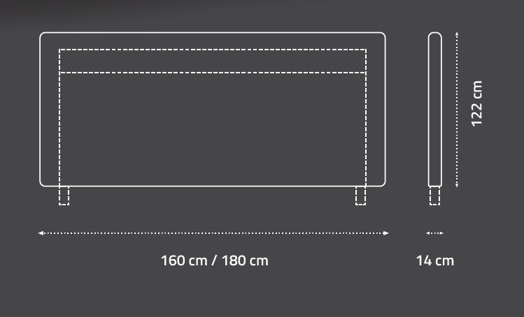 Heaven Diamond-sängypääty, eri leveyksiä