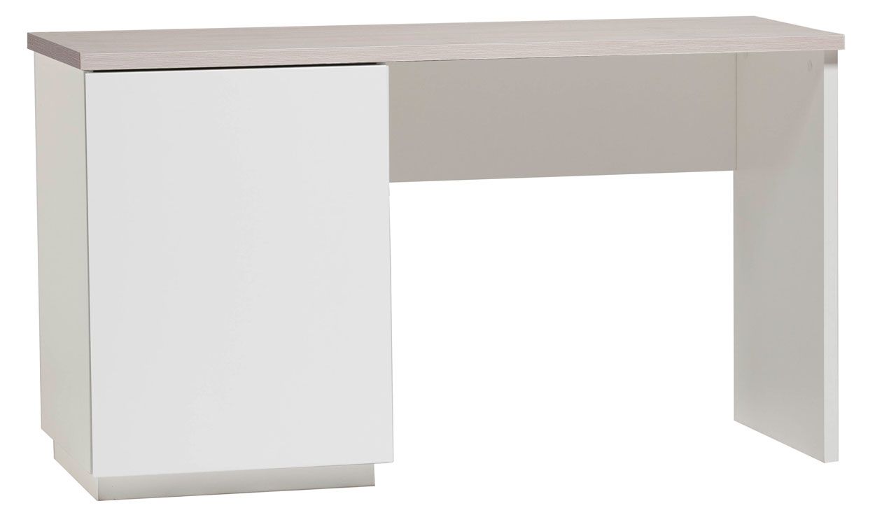 Anton kirjoituspöytä hopeajalava kannella ja kaapilla