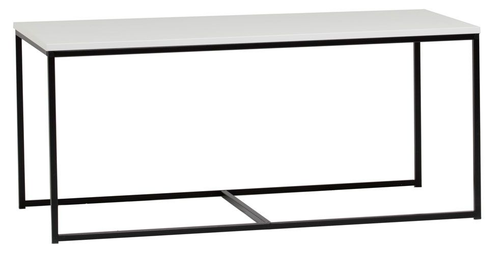 Hiipakka Isla sohvapöytä, iso musta/ valk