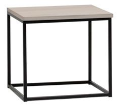 Hiipakka Isla sohvapöytä, pieni musta/ hopeajalava