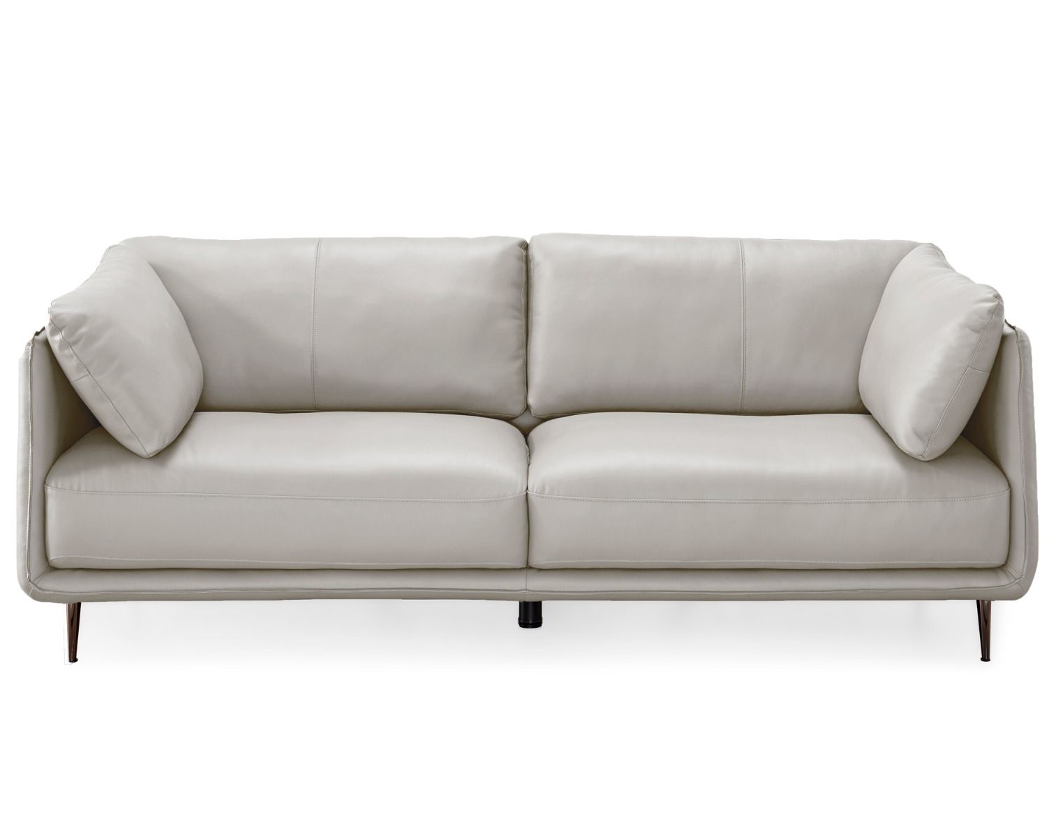 Dublin 3-ist nahkasohva, taupe