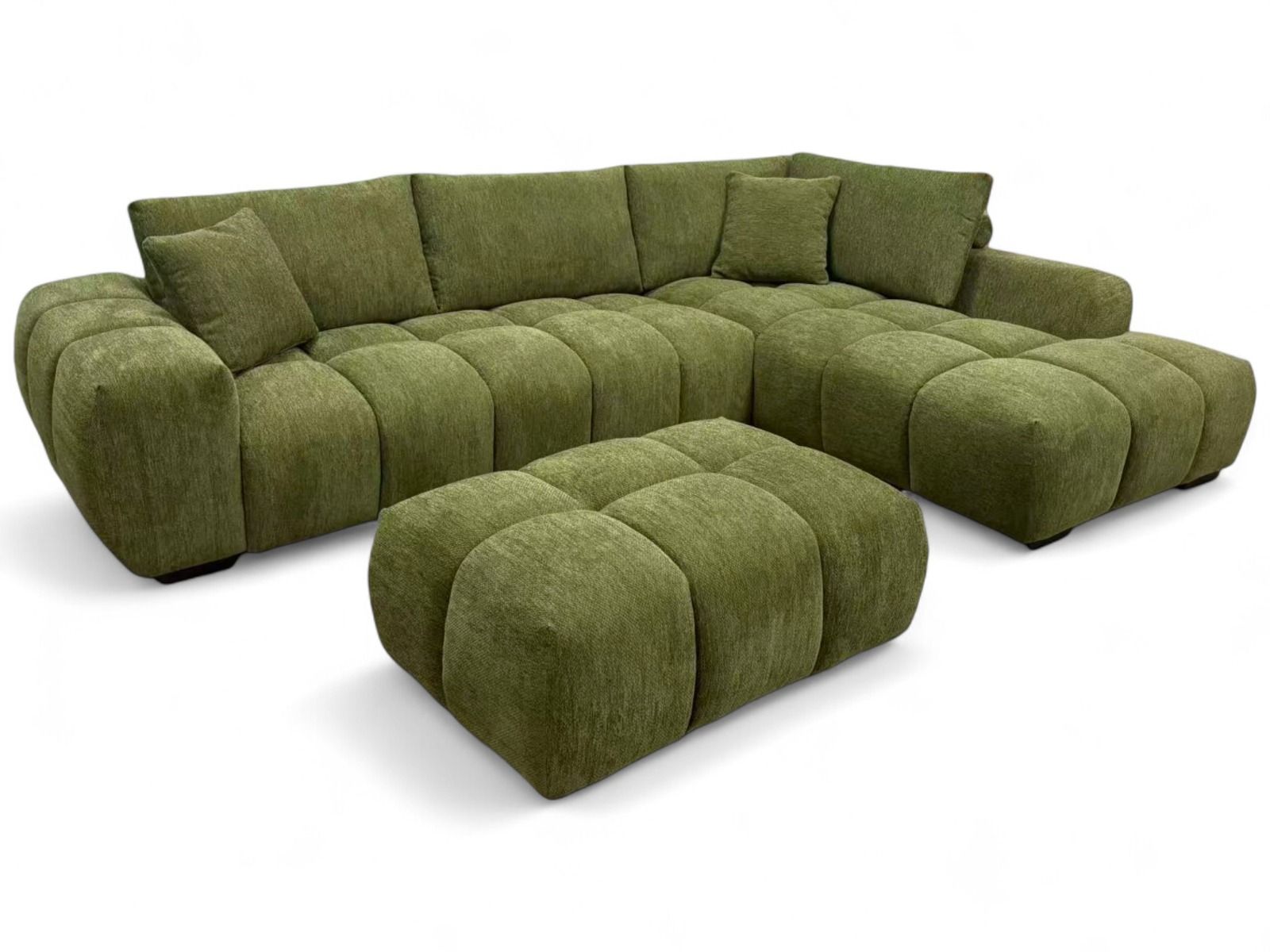 Dumbo Limited avokulmasohva 300x209 cm, vihreä