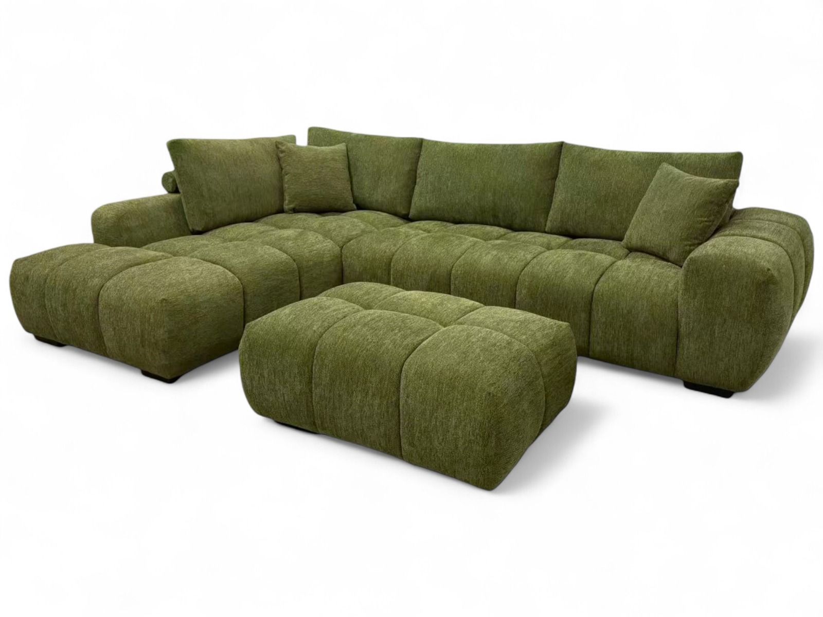 Dumbo Limited avokulmasohva 300x209 cm, vihreä